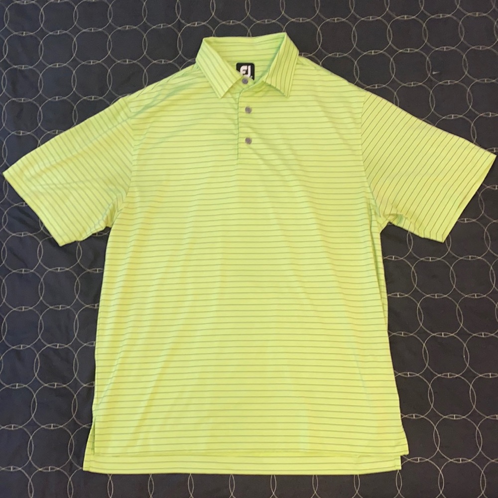 FootJoy Striped Performance Golf Polo